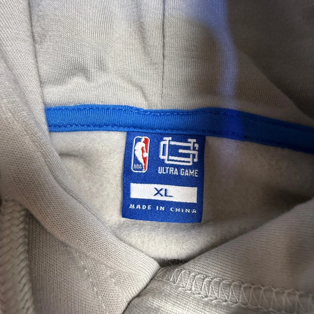 NBA Ultra Game Dallas Mavericks Hoodie Gray Fleece Pullover XL VHMI950F-2374